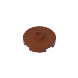 GDS-1041 - Plate Special Round 2 x 2 with Center Stud (Jumper Plate)