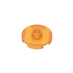 GDS-1041 - Plate Special Round 2 x 2 with Center Stud (Jumper Plate)