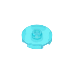 GDS-1041 - Plate Special Round 2 x 2 with Center Stud (Jumper Plate)