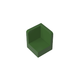 GDS-1043 - Panel 1 x 1 x 1 Corner