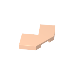 GDS-1044 - Tile Special 2 x 2 Corner with Cut Corner - Facet