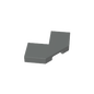 GDS-1044 - Tile Special 2 x 2 Corner with Cut Corner - Facet
