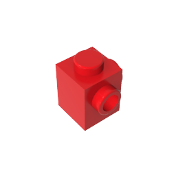 GDS-1046 - Brick Special 1 x 1 with Studs on 2 Adjacent Sides