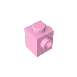 GDS-1046 - Brick Special 1 x 1 with Studs on 2 Adjacent Sides