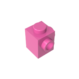 GDS-1046 - Brick Special 1 x 1 with Studs on 2 Adjacent Sides