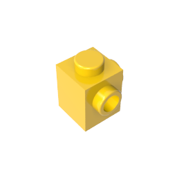 GDS-1046 - Brick Special 1 x 1 with Studs on 2 Adjacent Sides