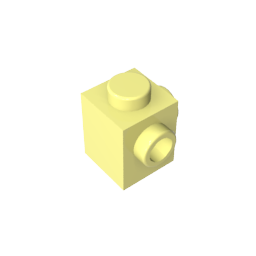 GDS-1046 - Brick Special 1 x 1 with Studs on 2 Adjacent Sides