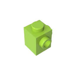 GDS-1046 - Brick Special 1 x 1 with Studs on 2 Adjacent Sides