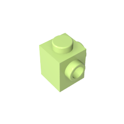 GDS-1046 - Brick Special 1 x 1 with Studs on 2 Adjacent Sides