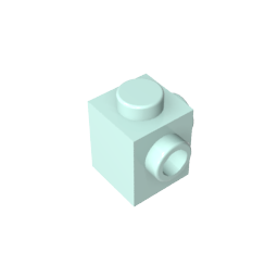 GDS-1046 - Brick Special 1 x 1 with Studs on 2 Adjacent Sides