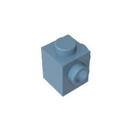 GDS-1046 - Brick Special 1 x 1 with Studs on 2 Adjacent Sides