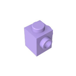 GDS-1046 - Brick Special 1 x 1 with Studs on 2 Adjacent Sides