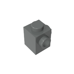GDS-1046 - Brick Special 1 x 1 with Studs on 2 Adjacent Sides