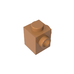 GDS-1046 - Brick Special 1 x 1 with Studs on 2 Adjacent Sides