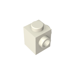 GDS-1046 - Brick Special 1 x 1 with Studs on 2 Adjacent Sides