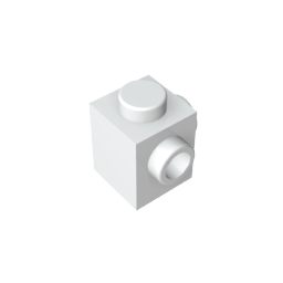 GDS-1046 - Brick Special 1 x 1 with Studs on 2 Adjacent Sides