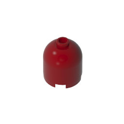 GDS-1049 - Brick Round 2 x 2 x 1 2/3 Dome Top [Undetermined Stud]