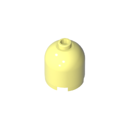 GDS-1049 - Brick Round 2 x 2 x 1 2/3 Dome Top [Undetermined Stud]