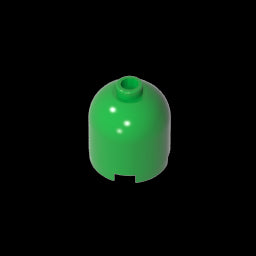 GDS-1049 - Brick Round 2 x 2 x 1 2/3 Dome Top [Undetermined Stud]