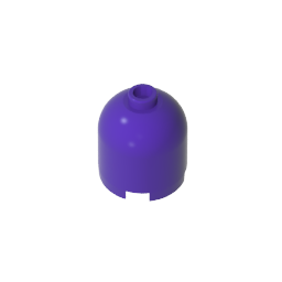 GDS-1049 - Brick Round 2 x 2 x 1 2/3 Dome Top [Undetermined Stud]