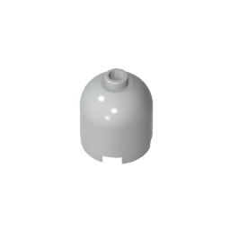 GDS-1049 - Brick Round 2 x 2 x 1 2/3 Dome Top [Undetermined Stud]