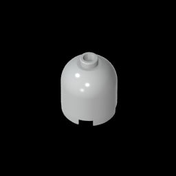 GDS-1049 - Brick Round 2 x 2 x 1 2/3 Dome Top [Undetermined Stud]