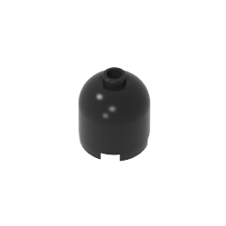 GDS-1049 - Brick Round 2 x 2 x 1 2/3 Dome Top [Undetermined Stud]