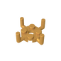 GDS-1050 - Plate Round 2 x 2 with Pin Hole and 4 Arms Up