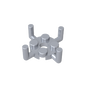 GDS-1050 - Plate Round 2 x 2 with Pin Hole and 4 Arms Up