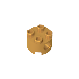 GDS-1054 - Brick Round 2 x 2 with Pin Holes