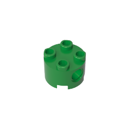 GDS-1054 - Brick Round 2 x 2 with Pin Holes