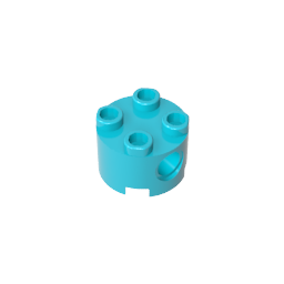 GDS-1054 - Brick Round 2 x 2 with Pin Holes