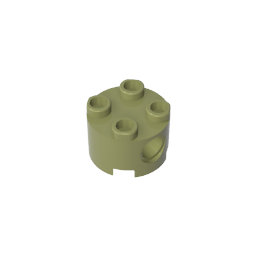 GDS-1054 - Brick Round 2 x 2 with Pin Holes