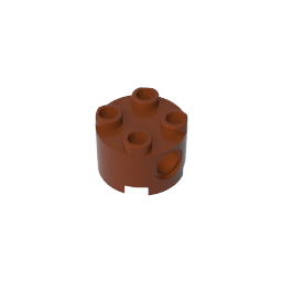 GDS-1054 - Brick Round 2 x 2 with Pin Holes