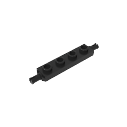 GDS-1067 - Plate Special 1 x 4 with Wheels Holder