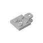 GDS-1072 - Plate Special 2 x 2 with Towball Socket, Short, Flattened with Holes and Axle Hole in Center