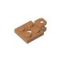 GDS-1072 - Plate Special 2 x 2 with Towball Socket, Short, Flattened with Holes and Axle Hole in Center