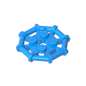 GDS-1075 - Plate Special 2 x 2 with Bar Frame Octagonal, Reinforced, Completely Round Studs