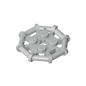 GDS-1075 - Plate Special 2 x 2 with Bar Frame Octagonal, Reinforced, Completely Round Studs