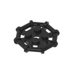 GDS-1075 - Plate Special 2 x 2 with Bar Frame Octagonal, Reinforced, Completely Round Studs
