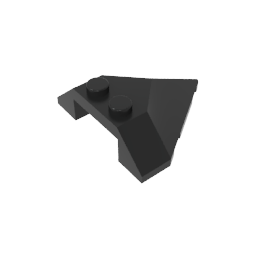 GDS-1076 - Wedge Sloped 4 x 4 Pointed