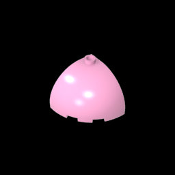GDS-1078 - Brick Round Corner 3 x 3 x 2 Dome Top