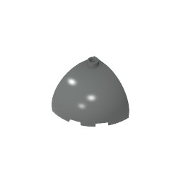 GDS-1078 - Brick Round Corner 3 x 3 x 2 Dome Top