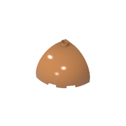 GDS-1078 - Brick Round Corner 3 x 3 x 2 Dome Top