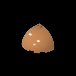 GDS-1078 - Brick Round Corner 3 x 3 x 2 Dome Top