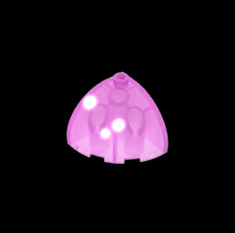 GDS-1078 - Brick Round Corner 3 x 3 x 2 Dome Top