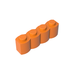 GDS-1079 - Brick Special 1 x 4 Palisade [aka Log]