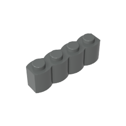 GDS-1079 - Brick Special 1 x 4 Palisade [aka Log]