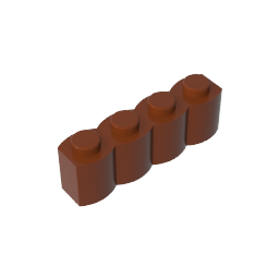 GDS-1079 - Brick Special 1 x 4 Palisade [aka Log]