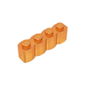 Transparent Bright Orange 182